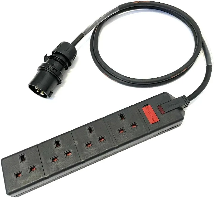 16amp to 4-Way 13amp 