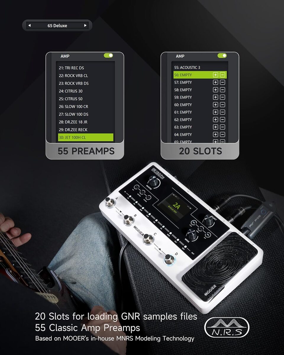 Mooer GE150 Pro Amp Modelling